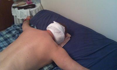 a diaper on my<br />
head